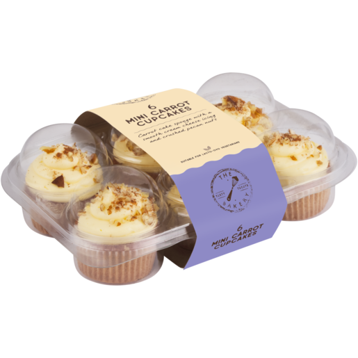 The Bakery Carrot Cupcakes 6 Pack