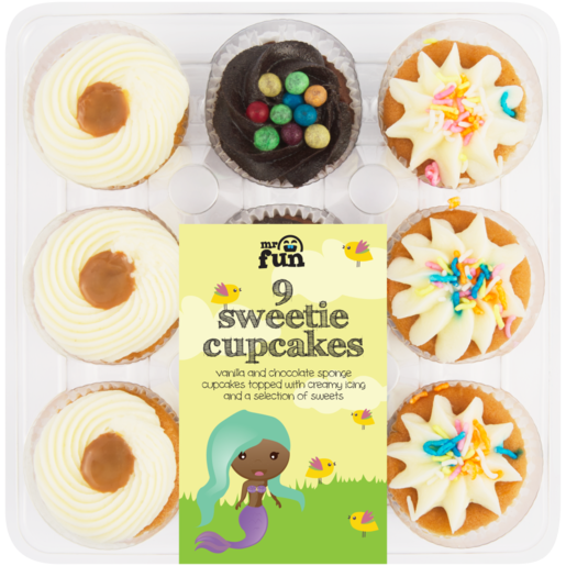 Mr Fun Sweetie Cupcakes 9 Pack