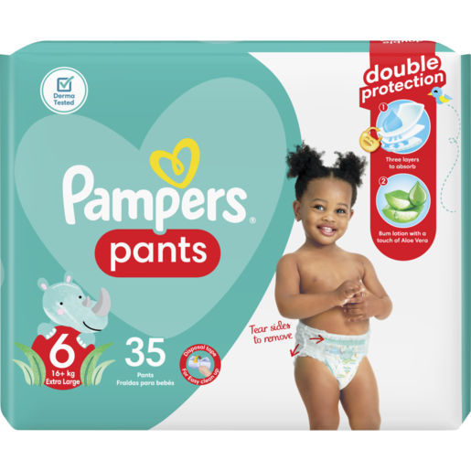 Pampers Pants Active Fit Size 6 16+kg Diapers 35 Pack