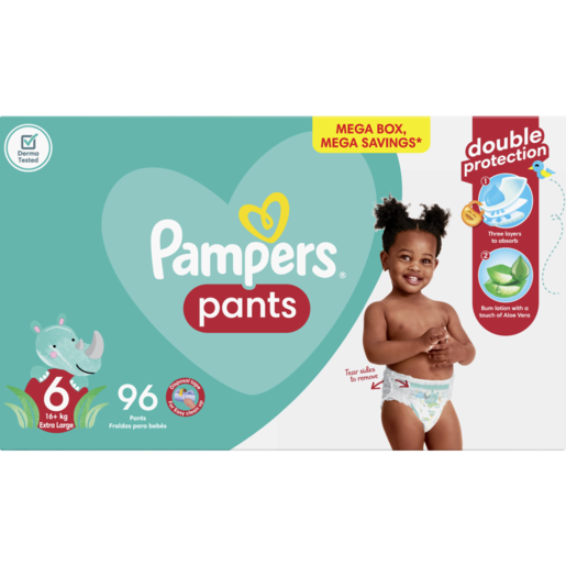 Pampers Pants Active Fit Size 6 16+kg Diapers 96 Pack