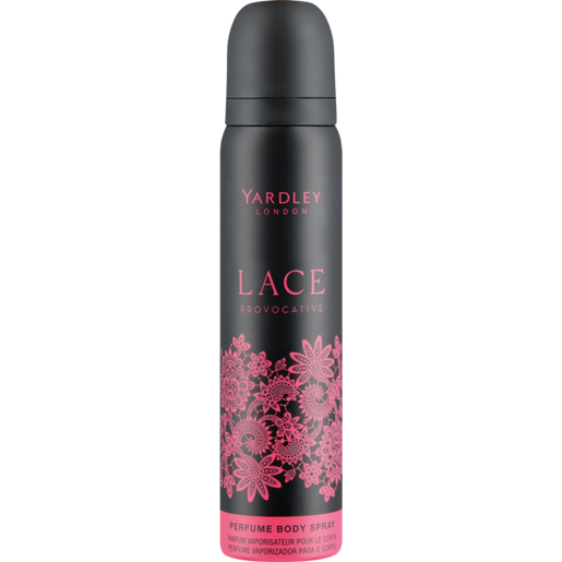 Yardley Lace Provocative Ladies Perfume Body Spray 90ml