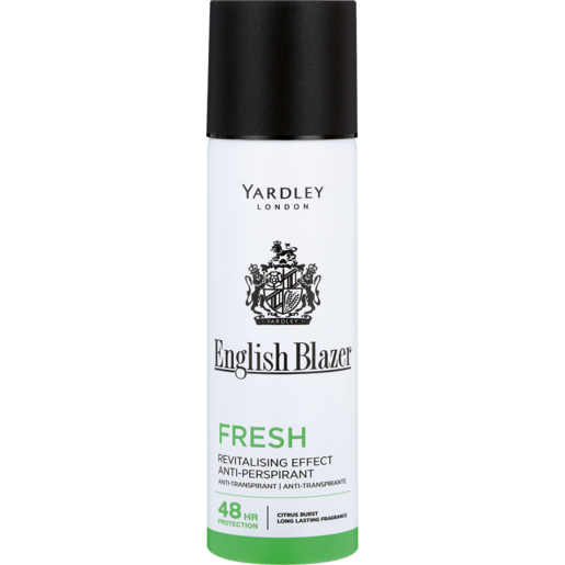 English Blazer Fresh Anti-Perspirant For Men Aerosol Deodorant 125ml