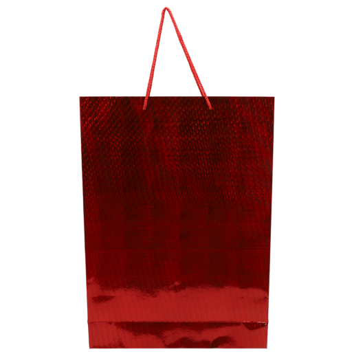 Extra Large Red Holographic Gift Bag