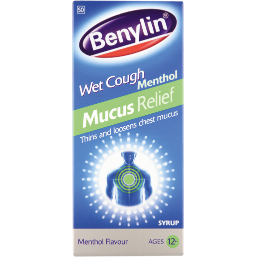 Benylin Menthol Wet Cough Mucus Relief Syrup 200ml