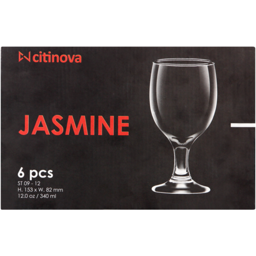 Citinova Jasmine Wine Glasses 6 Piece