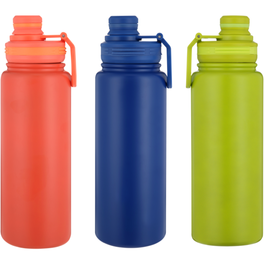 Active Stainless Steel Sport Bottle 900ml (Assorted Item - Supplied At Random)