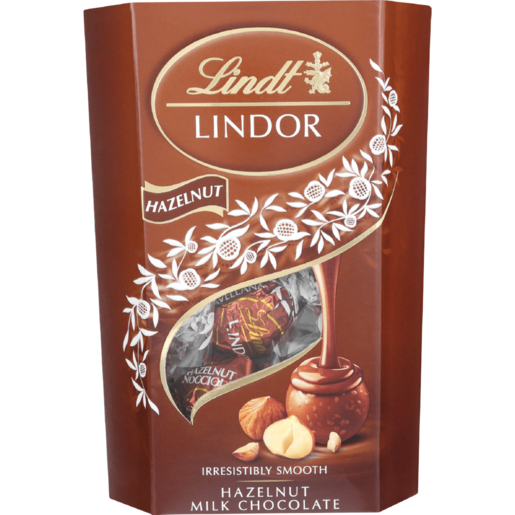 Lindt Lindor Hazelnut Milk Chocolate Truffles 200g