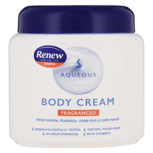 Renew Fragranced Derma Aqueous Body Cream 500ml