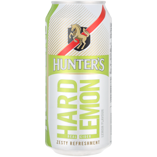 Hunter's Hard Lemon Flavoured Apple Cider Can 440ml