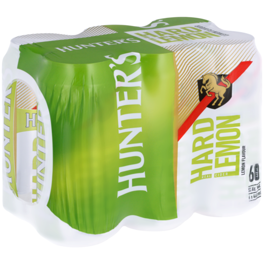 Hunter's Hard Lemon Cider Cans 6 x 440ml