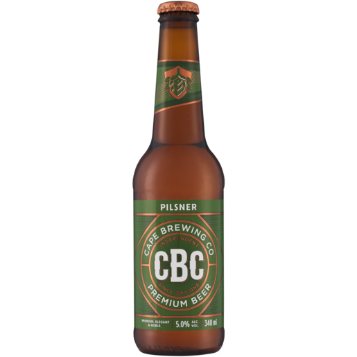 CBC Pilsner Beer Bottle 340ml