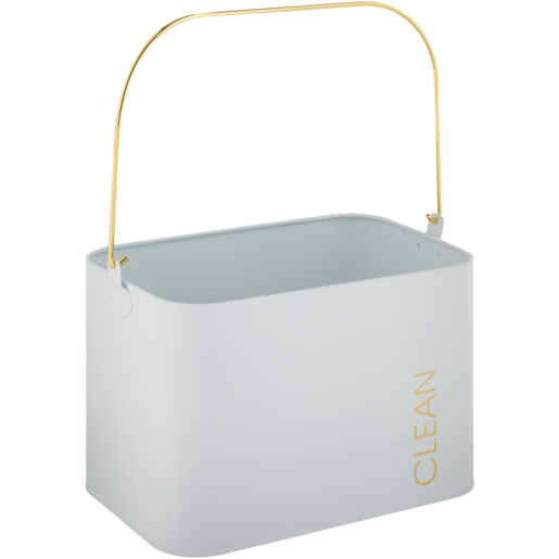 Metal Cleaning Tin With Handle (Colour May Vary)