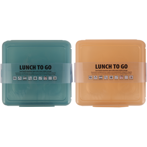 Lunch To Go Division Lunch Box (Colour May Vary)