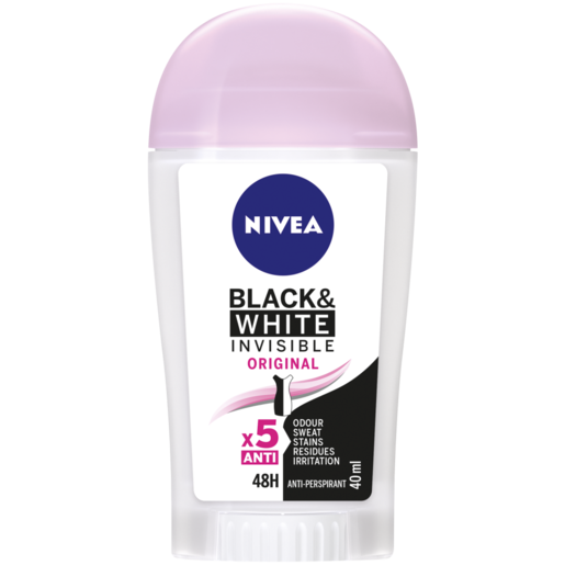 NIVEA Invisible Black & White Ladies Deodorant Stick 40ml