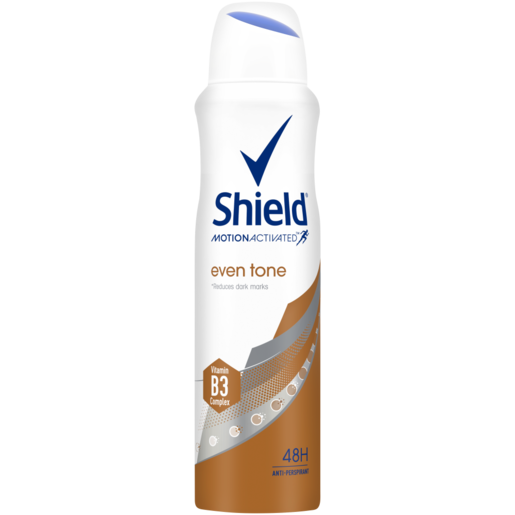 Shield Even Tone Antiperspirant Deodorant Body Spray 150ml