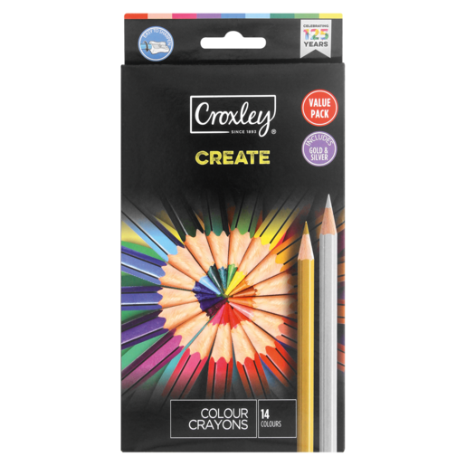 Croxley Create Colour Pencil Crayons 14 Pack
