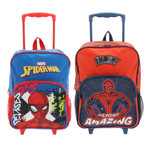 Spiderman Trolley Backpack 43cm (Assorted Item - Supplied At Random)