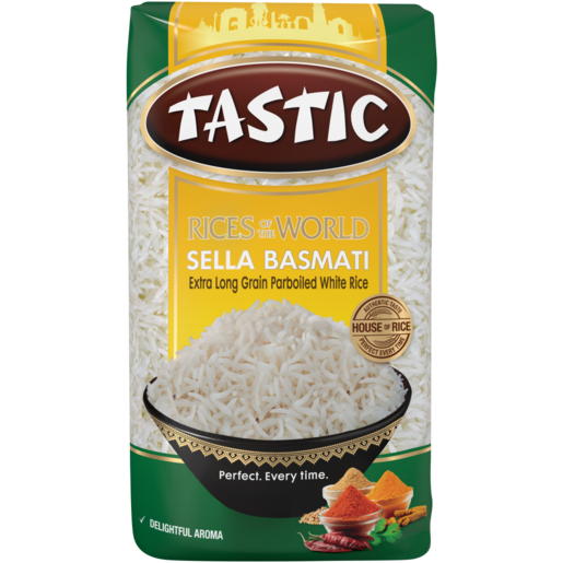 Tastic Sella Basmati Extra Long Grain Parboiled Rice 1kg