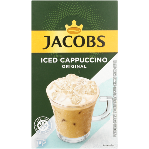 Jacobs Original Iced Cappuccino Instant Coffee 8 x 20.5g