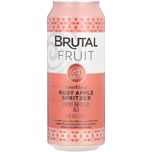 Brutal Fruit Ruby Apple Sparkling Spritzer Can 500ml