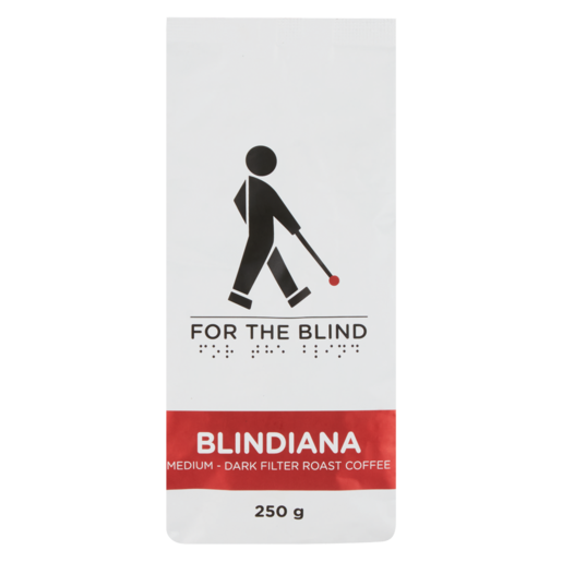 For The Blind Blindiana Ground Medium Roast Coffee 250g