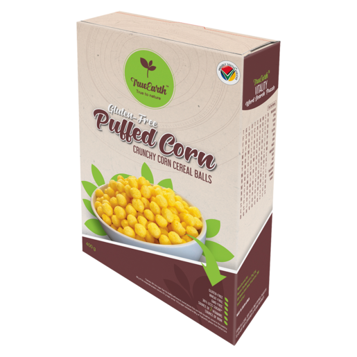 True Earth Puffed Corn Cereal 400g
