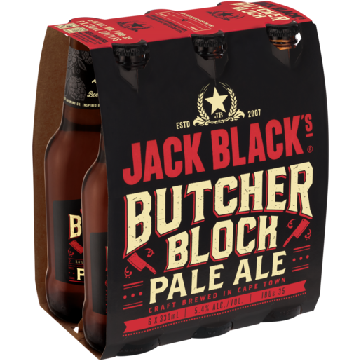 Jack Black's Butcher Block Pale Ale Bottles 6 x 330ml