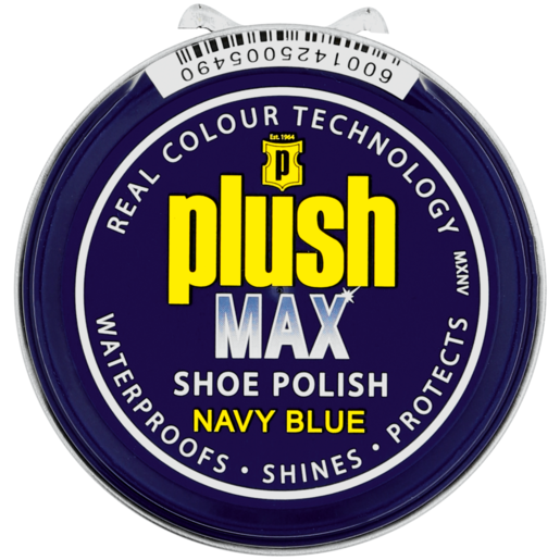 Plush Max Navy Blue Shoe Polish 50ml