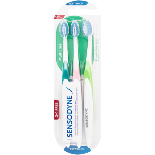 Sensodyne Soft Multicare Toothbrush 3 Pack