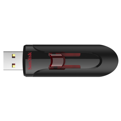 SanDisk Cruzer Glide Retractable USB-A 3.0 Flash Drive 64GB