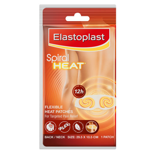 Elastoplast Back & Neck Spiral Heat Patch