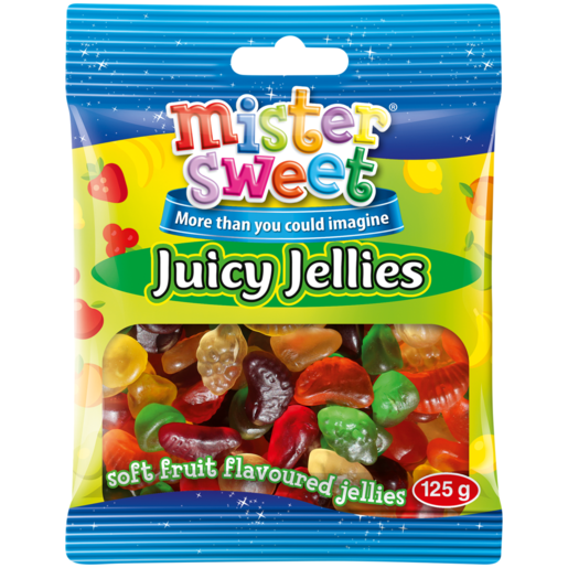 Mister Sweet Juicy Jellies 125g