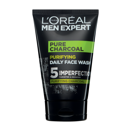 L'Oréal Men Pure Charcoal Purifying Daily Face Wash 100ml