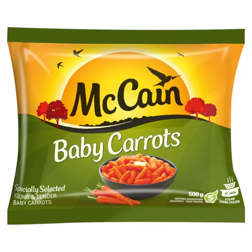 McCain Frozen Baby Carrots 500g