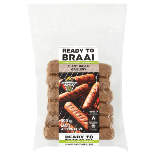 Ready To Braai Plant Based Grillers 300g
