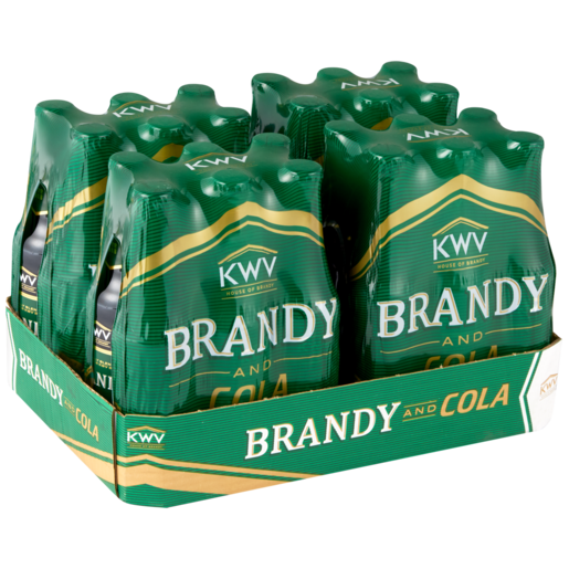 KWV Brandy & Cola Bottles 24 x 275ml