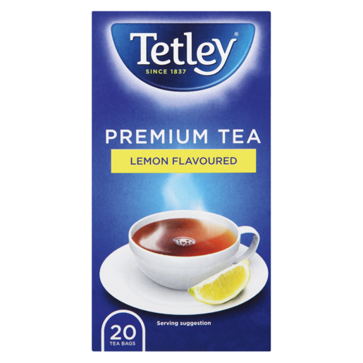 Tetley Lemon Flavoured Teabags 20 Pack