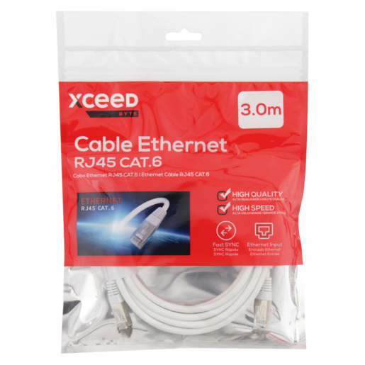 Xceed Byte RJ45 CAT6 3m Ethernet Cable