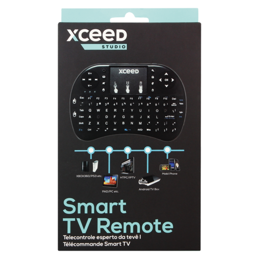 Xceed Studio Black Smart TV Remote