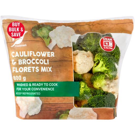 Cauliflower & Broccoli Florets Mix 800g