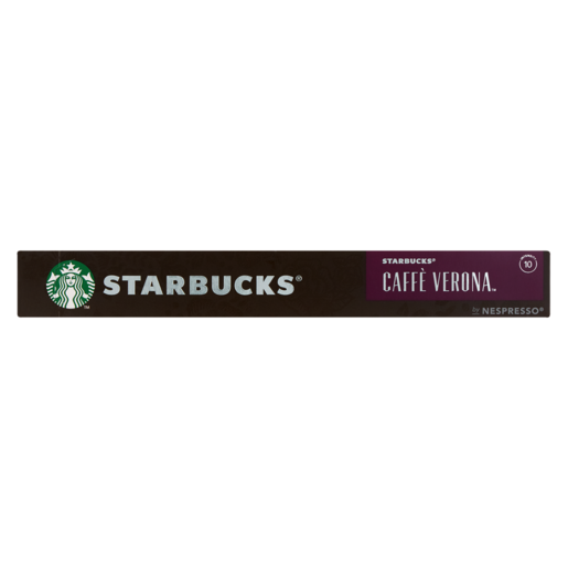 Nespresso Starbucks Caffe Verona Coffee Capsules 10 Pack