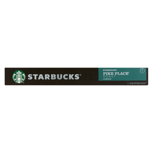 Starbucks Pike Place Lungo Roast Coffee Caps 10 Pack