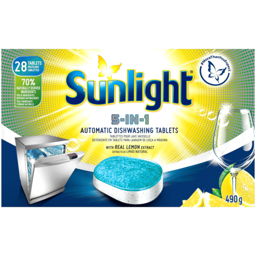 Sunlight Automatic Dishwashing Tablets 28 Pack