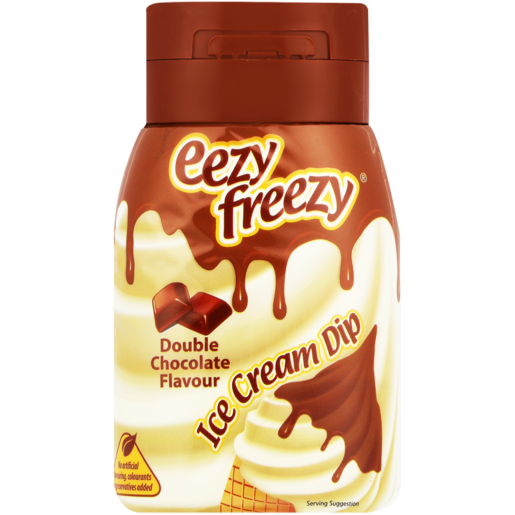 Eezy Freezy Double Chocolate Flavoured Ice Cream Dip Bottle 250g