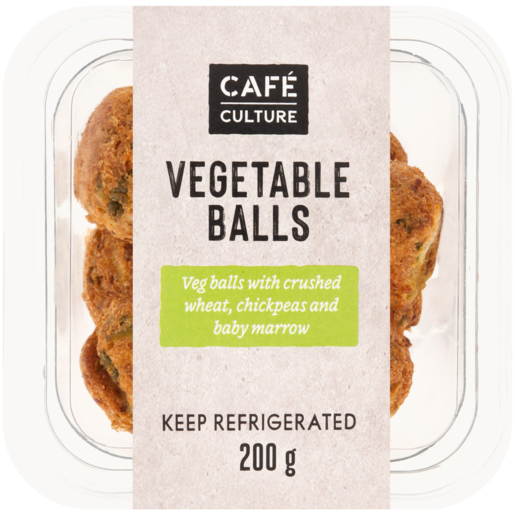 Café Culture Fresh Savoury Vegetable Balls 200g