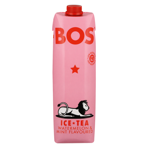 BOS Watermelon & Mint Flavoured Ice Tea Carton 1L