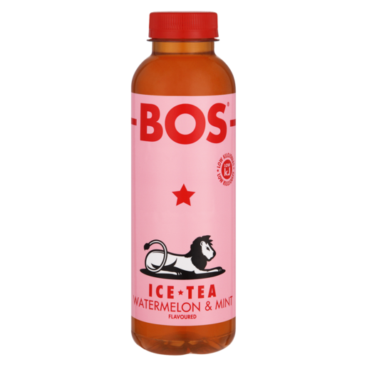BOS Watermelon & Mint Flavoured Ice Tea Bottle 500ml