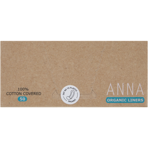 Anna Organic Cotton Panty Liners 50 Pack
