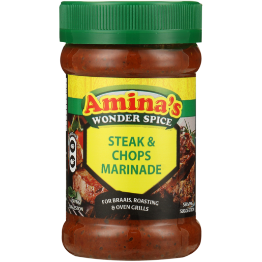 Amina's Wonder Spice Steak & Chops Marinade 325g