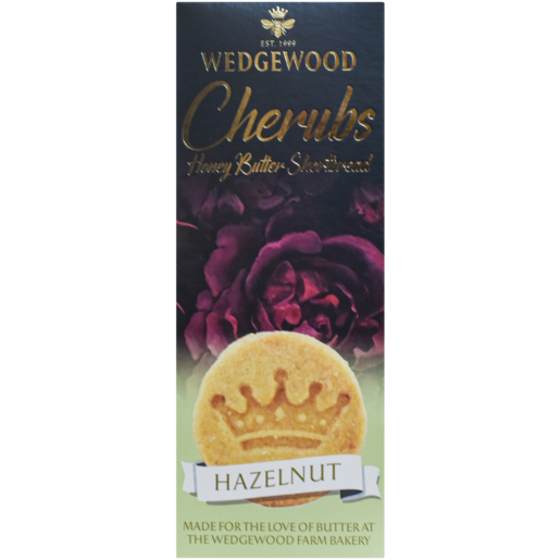 Wedgewood Cherubs Hazelnut Honey Butter Shortbread 150g
